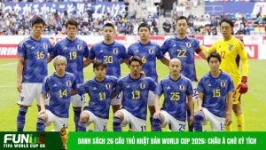đội hình Nhật Bản World Cup 2026