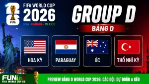 Preview Bảng D World Cup 2026: Các Đội, Dự Đoán & Kèo