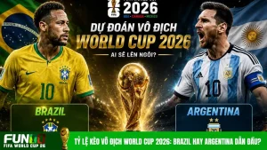 Tỷ Lệ Kèo Vô Địch World Cup 2026: Brazil hay Argentina Dẫn Đầu?
