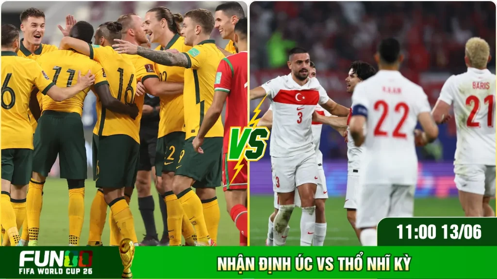 Biểu đồ nhận định Úc vs Thổ Nhĩ Kỳ chuyên sâu