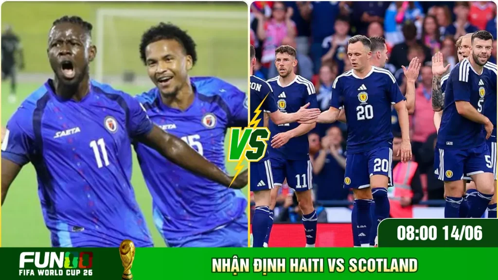 Các cầu thủ Haiti thể hiện quyết tâm cao