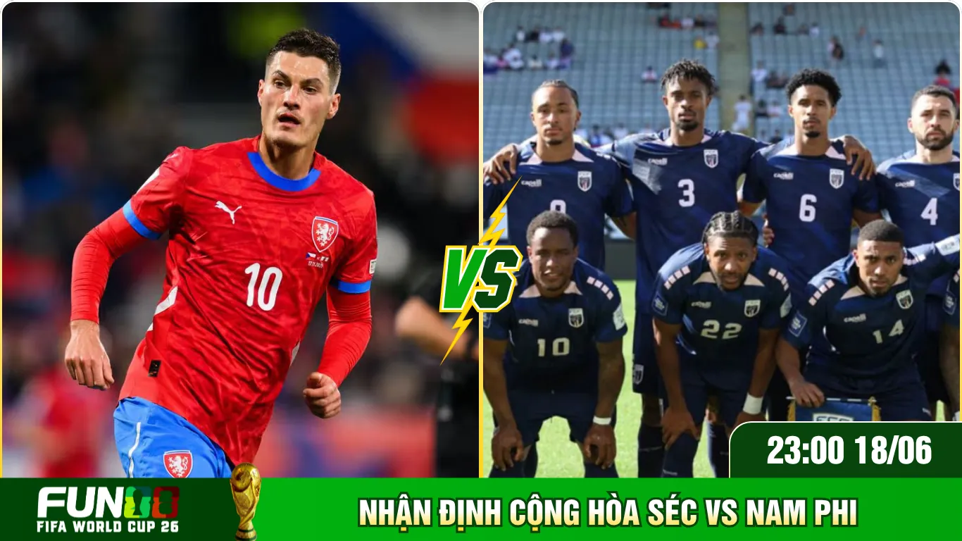 Nhận định Cộng hoà Séc VS Nam Phi