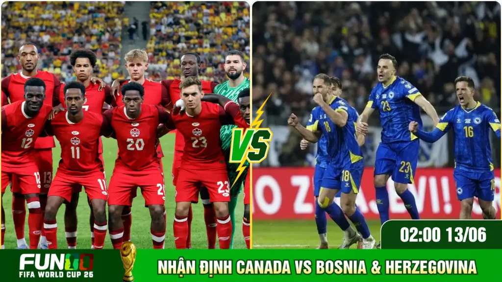 Cuộc chạm trán cực căng giữa Canada vs Bosnia & Herzegovina
