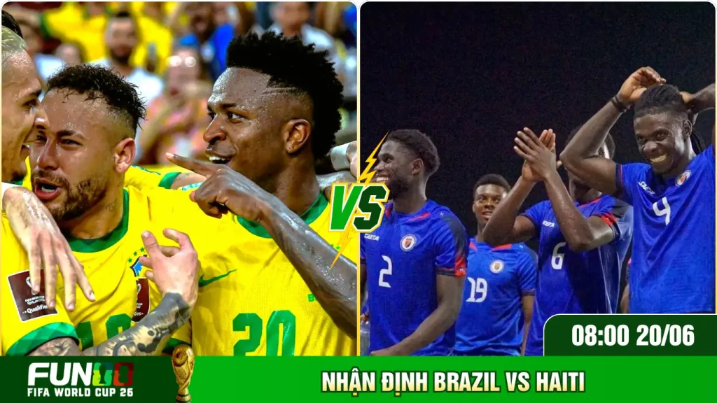 Điểm nhấn đáng chú ý trong màn so tài Brazil Vs Haiti