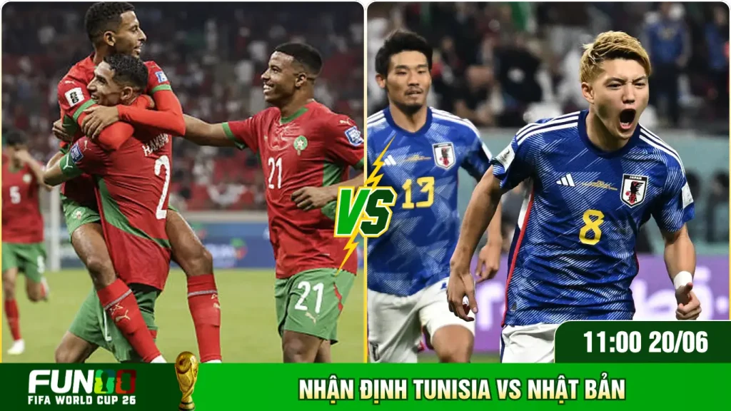 Điểm nóng chiến thuật Tunisia đối đầu Nhật Bản
