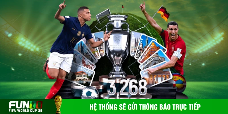 Hệ thống sẽ gửi thông báo trực tiếp khi bạn đủ điều kiện nhận quà