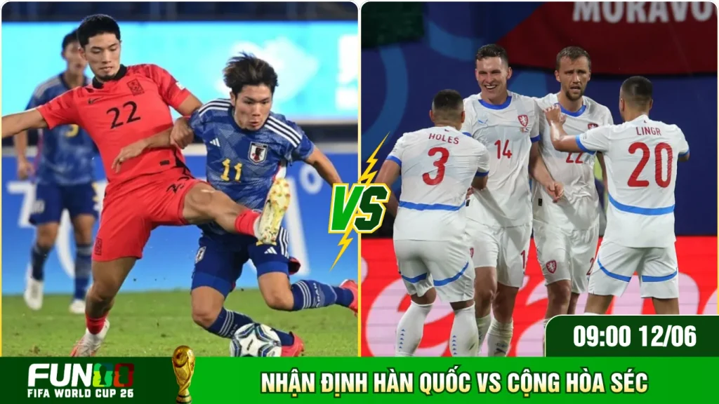 Lịch sử chạm trán - nhận định Hàn Quốc vs Cộng hòa Séc