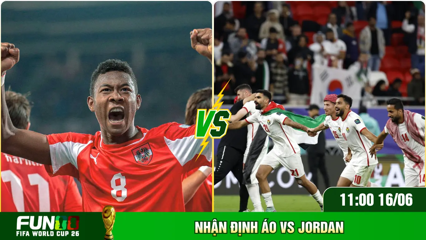 Nhận định Áo vs Jordan