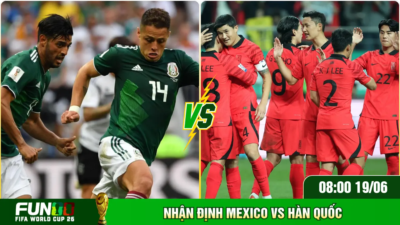 nhận định Mexico vs Hàn Quốc
