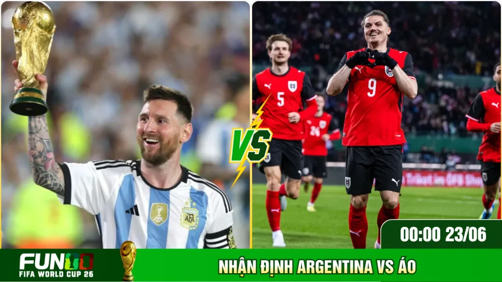 Phân tích chung về tình hình hai đội bóng Argentina với Áo