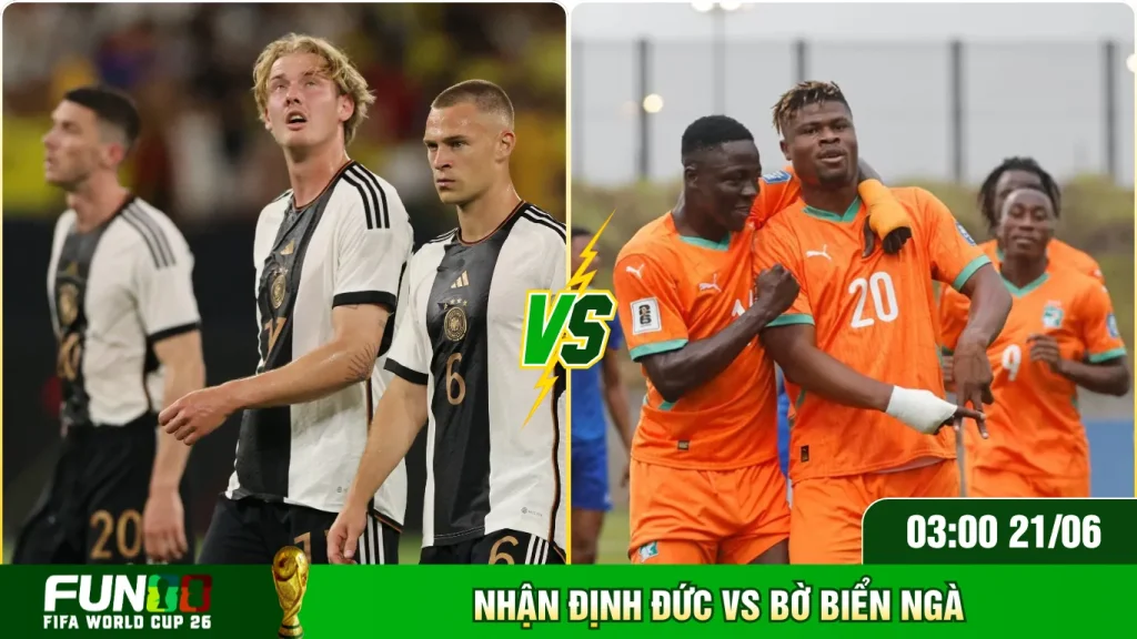 Phân tích phong cách nhận định Đức Vs Bờ Biển Ngà