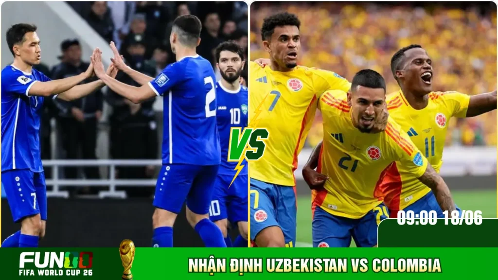 Soi đội hình dự kiến Uzbekistan Vs Colombia trước giờ đấu