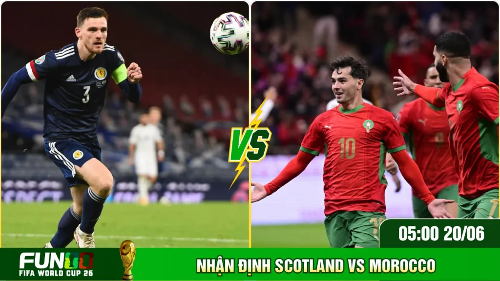 Thống kê phong độ Scotland Vs Morocco trước giờ thi đấu