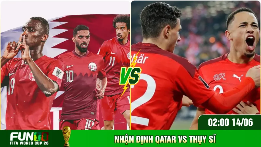 Thông tin của trận thi đấu Qatar - Thuỵ Sĩ