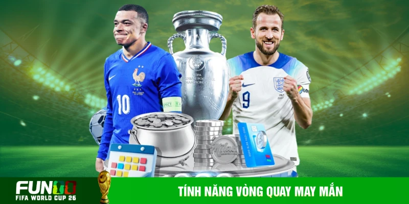 Tính năng Vòng Quay May Mắn tại Fun88 nhà cái khuyến mãi