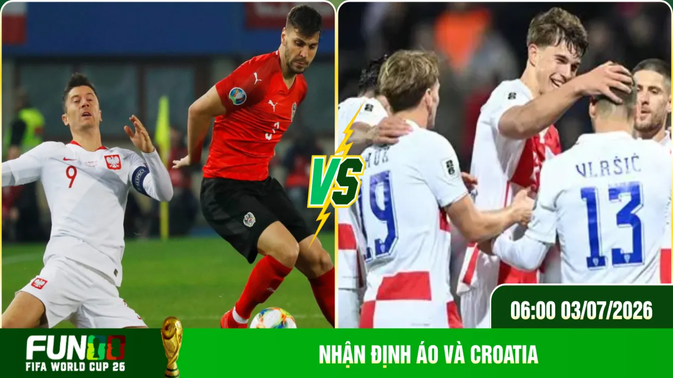 Nhận định Áo và Croatia