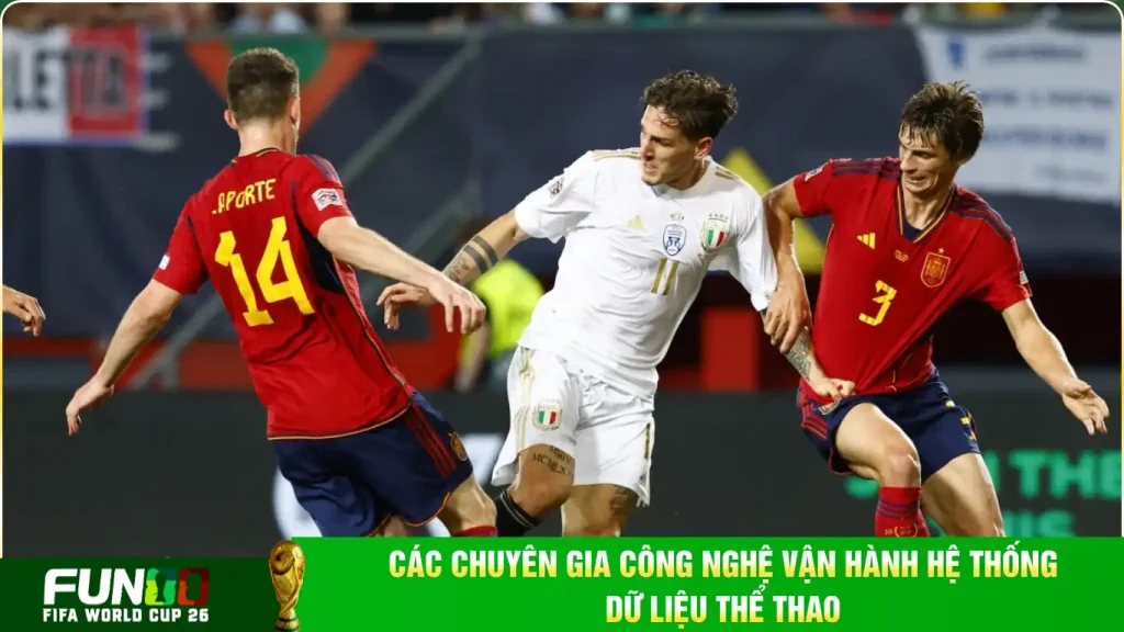 Các chuyên gia công nghệ vận hành hệ thống dữ liệu thể thao