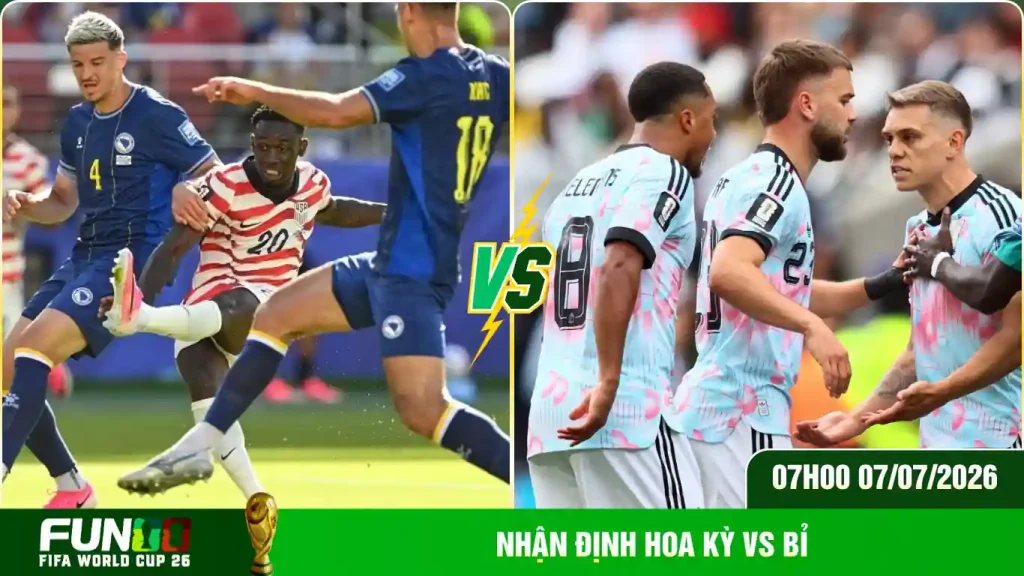 Nhận định Hoa Kỳ vs Bỉ về nhân sự thi đấu