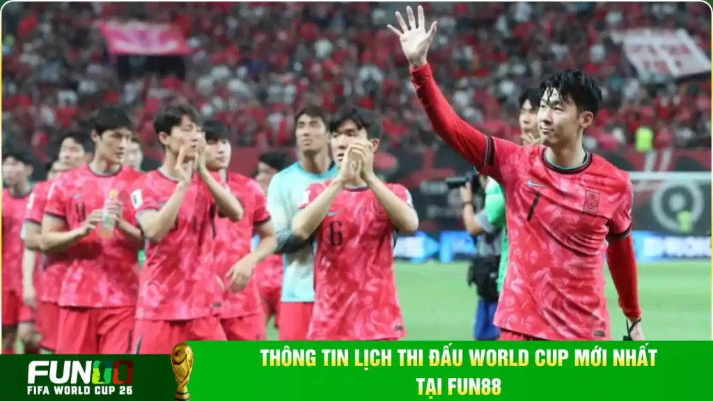Thông tin lịch thi đấu World Cup mới nhất tại Fun88